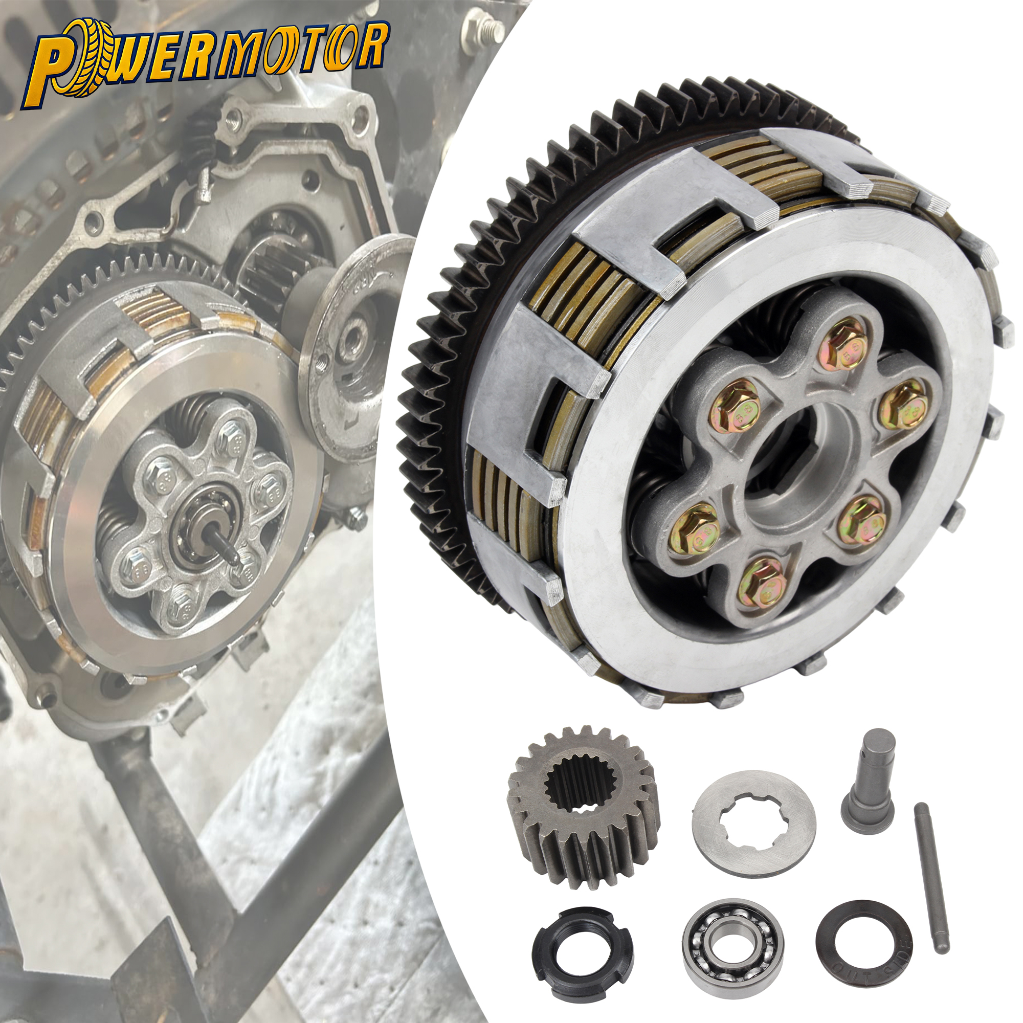 Gear Set Motorcycle - Universal Motorcycle Clutch Assembly 6 Disc