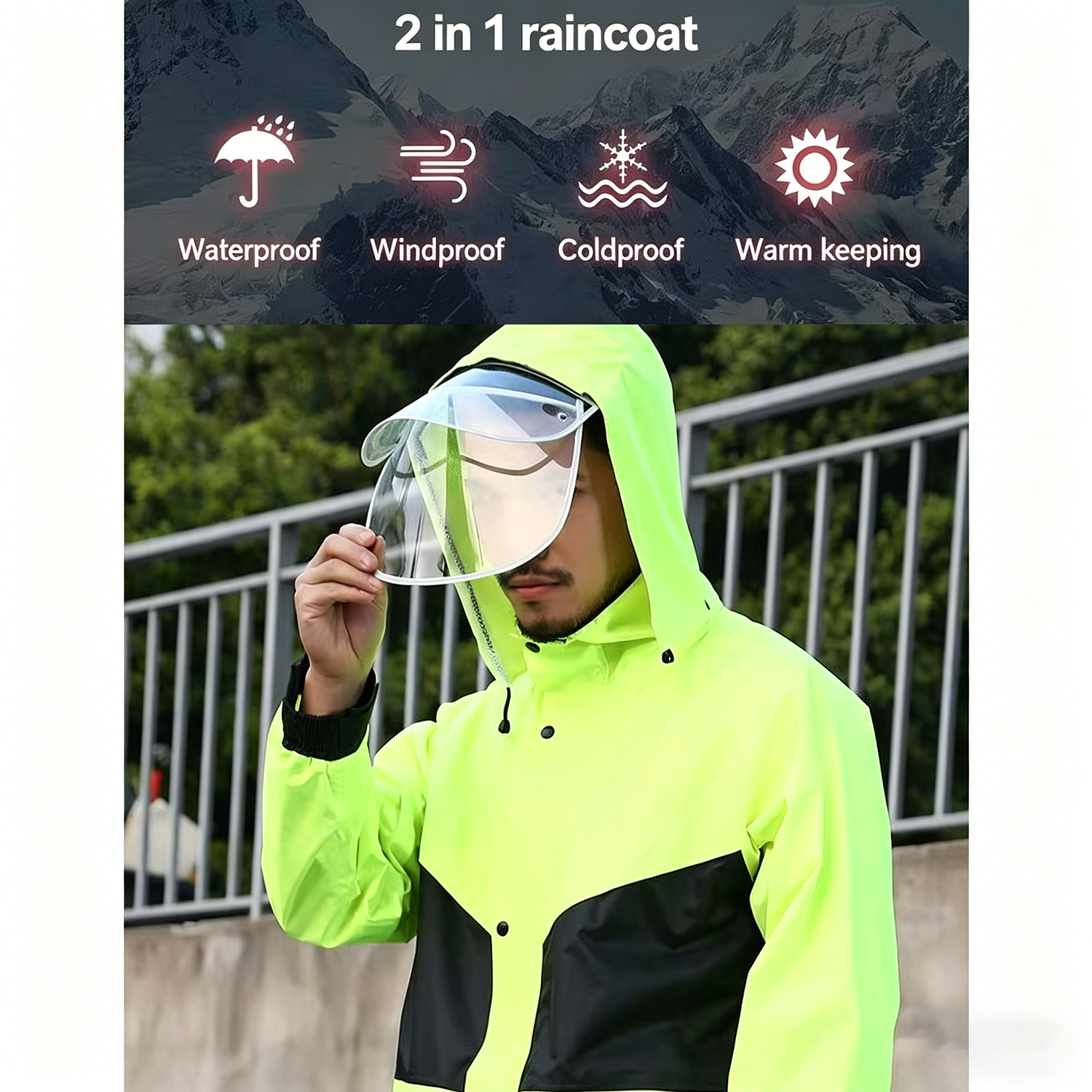 Motorcycle Raincoat Suits Men  – Motorcycle Wearing Gear Bewertung und Preis