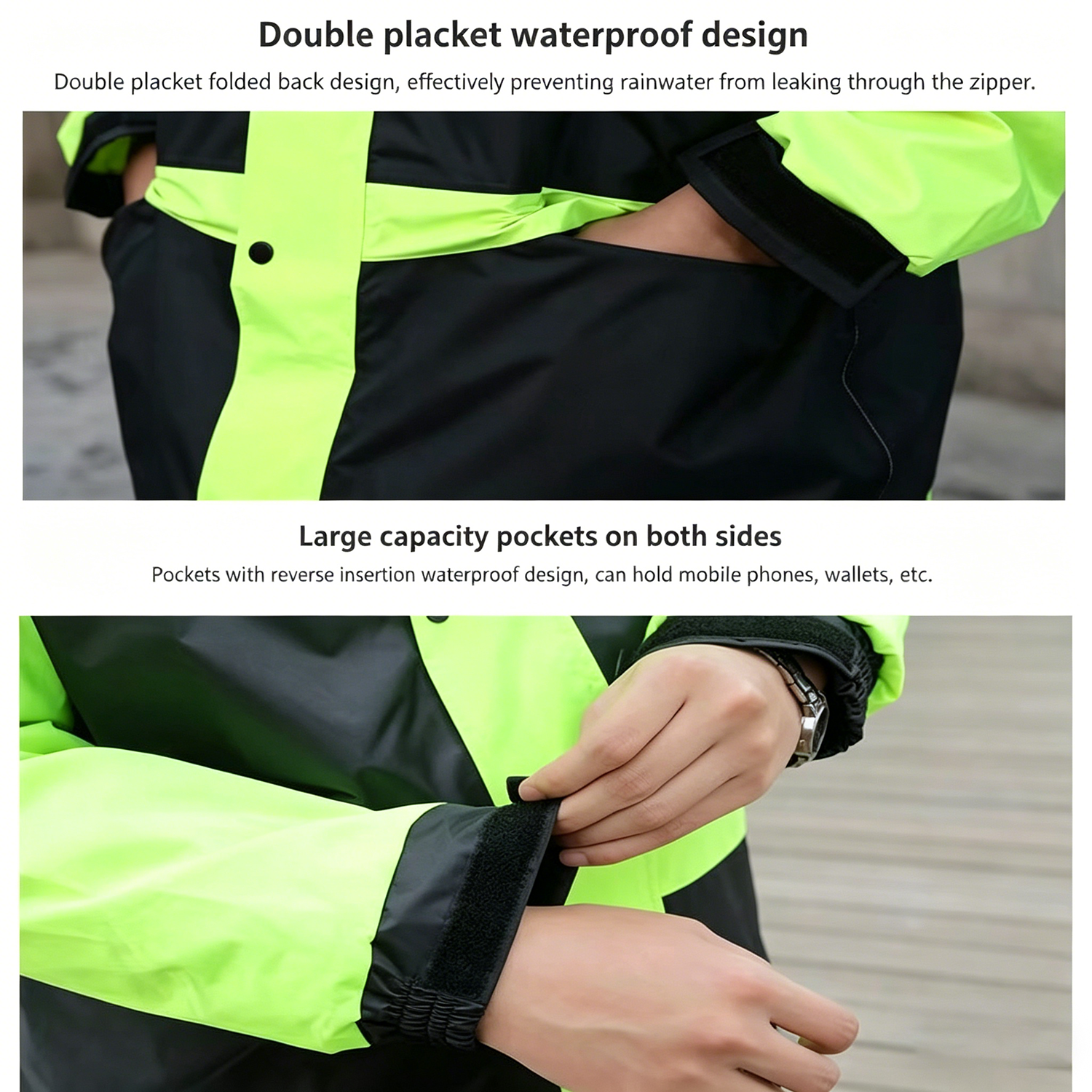 Motorcycle Raincoat Suits Men  – Motorcycle Wearing Gear Bewertung und Preis
