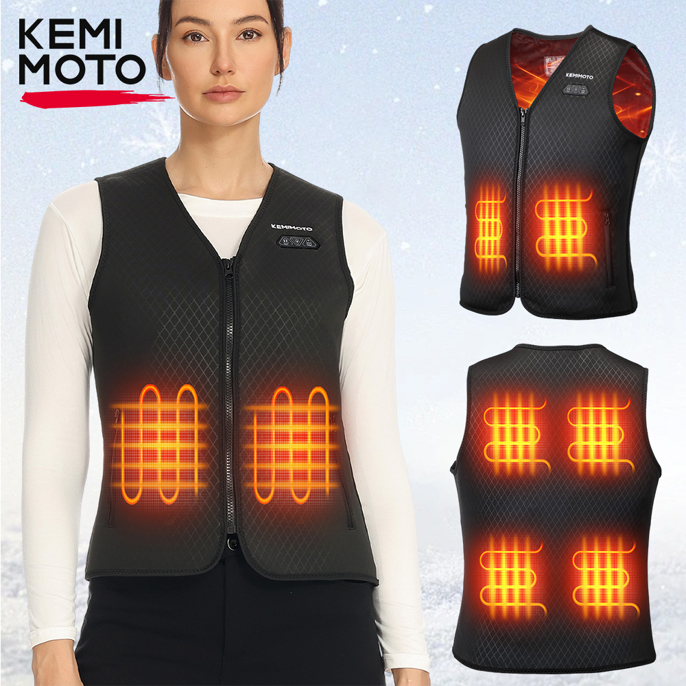 Unisex Heated Vest with 6 Heat – Motorcycle Gear For Winter Bewertung und Preis
