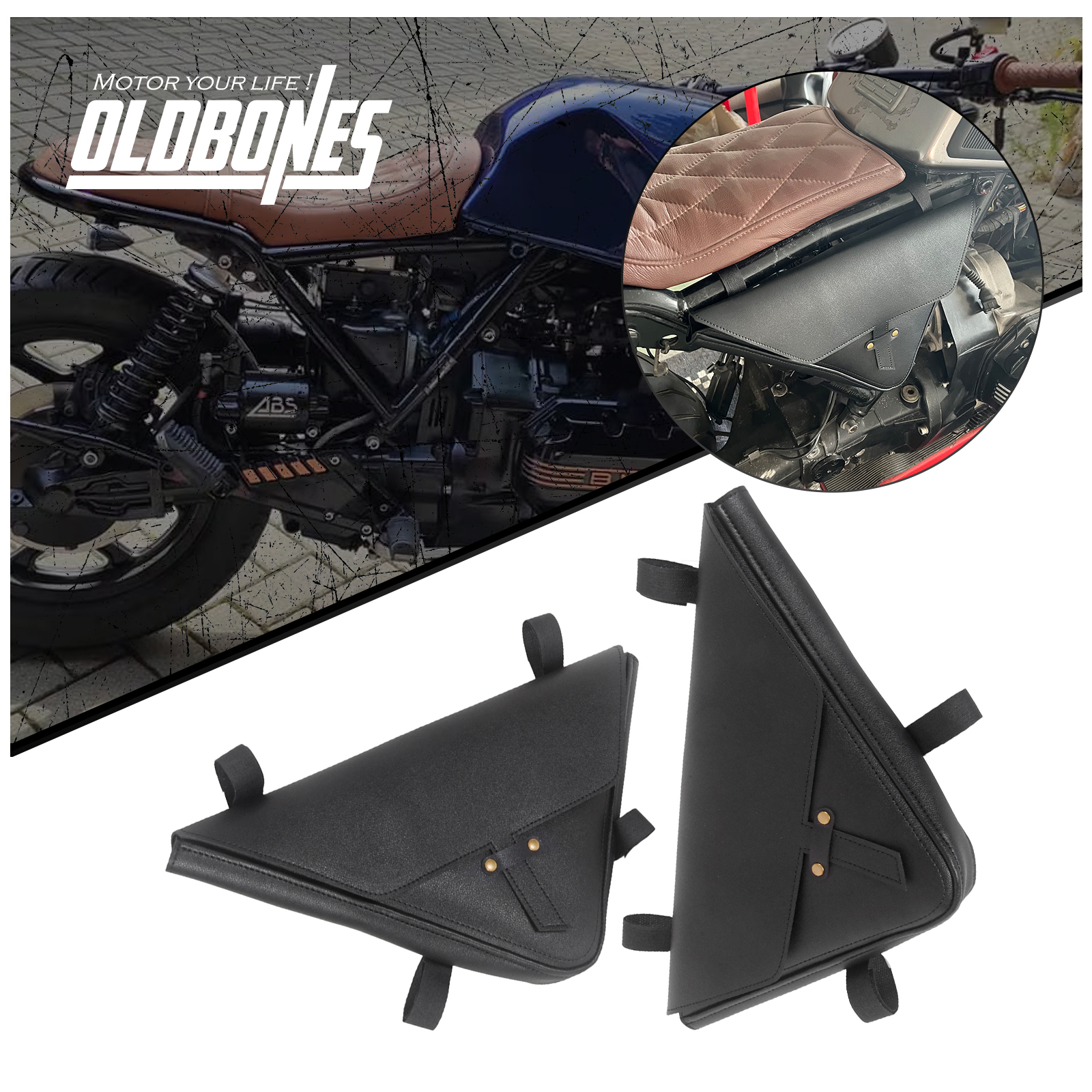 2PCS Motorcycle Triangle Bevel – Motorcycle Gear Bag Bewertung und Preis