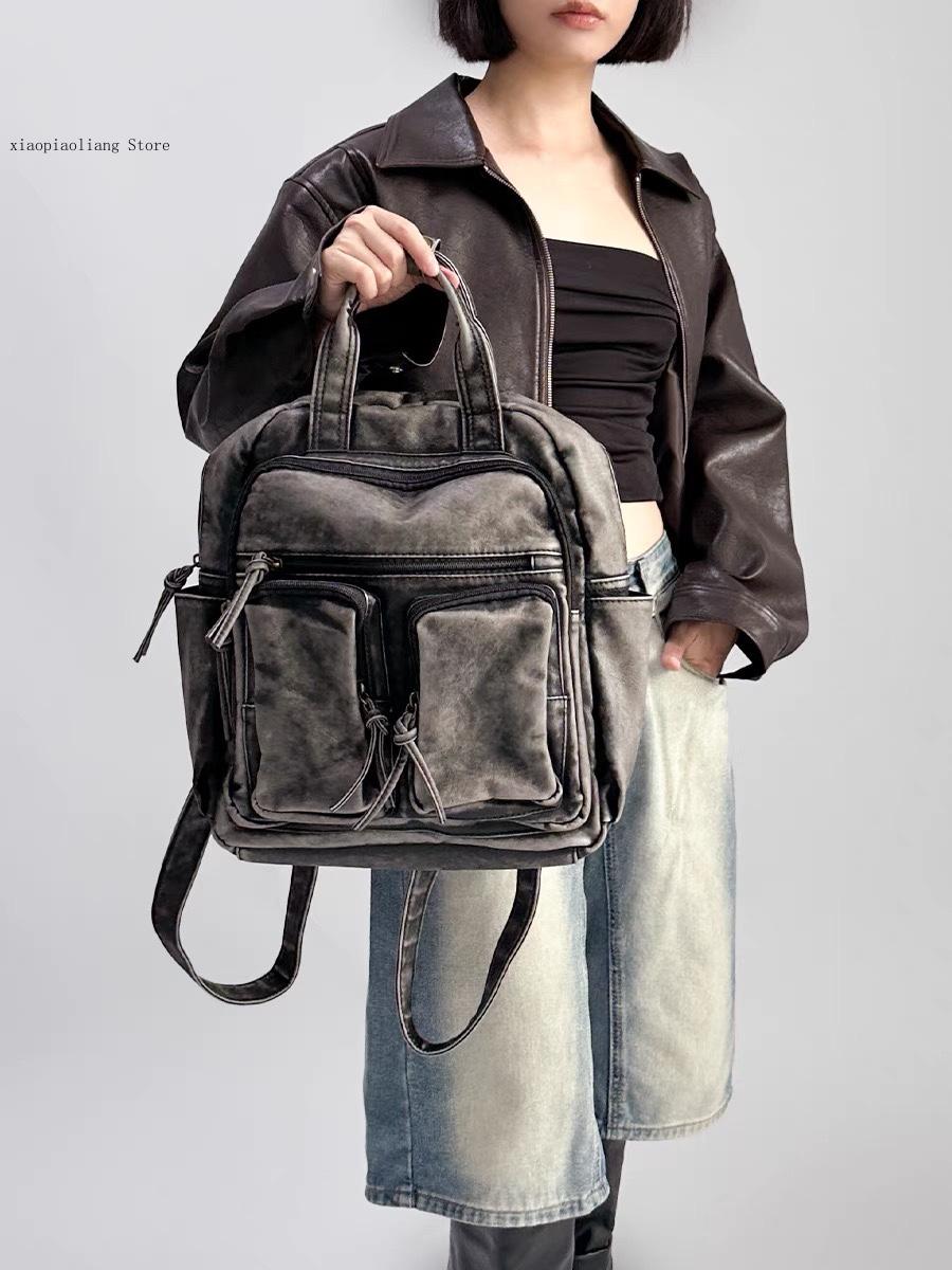 Luxury Soft Washed Pu Leather  – Motorcycle Gear Bag Bewertung und Preis