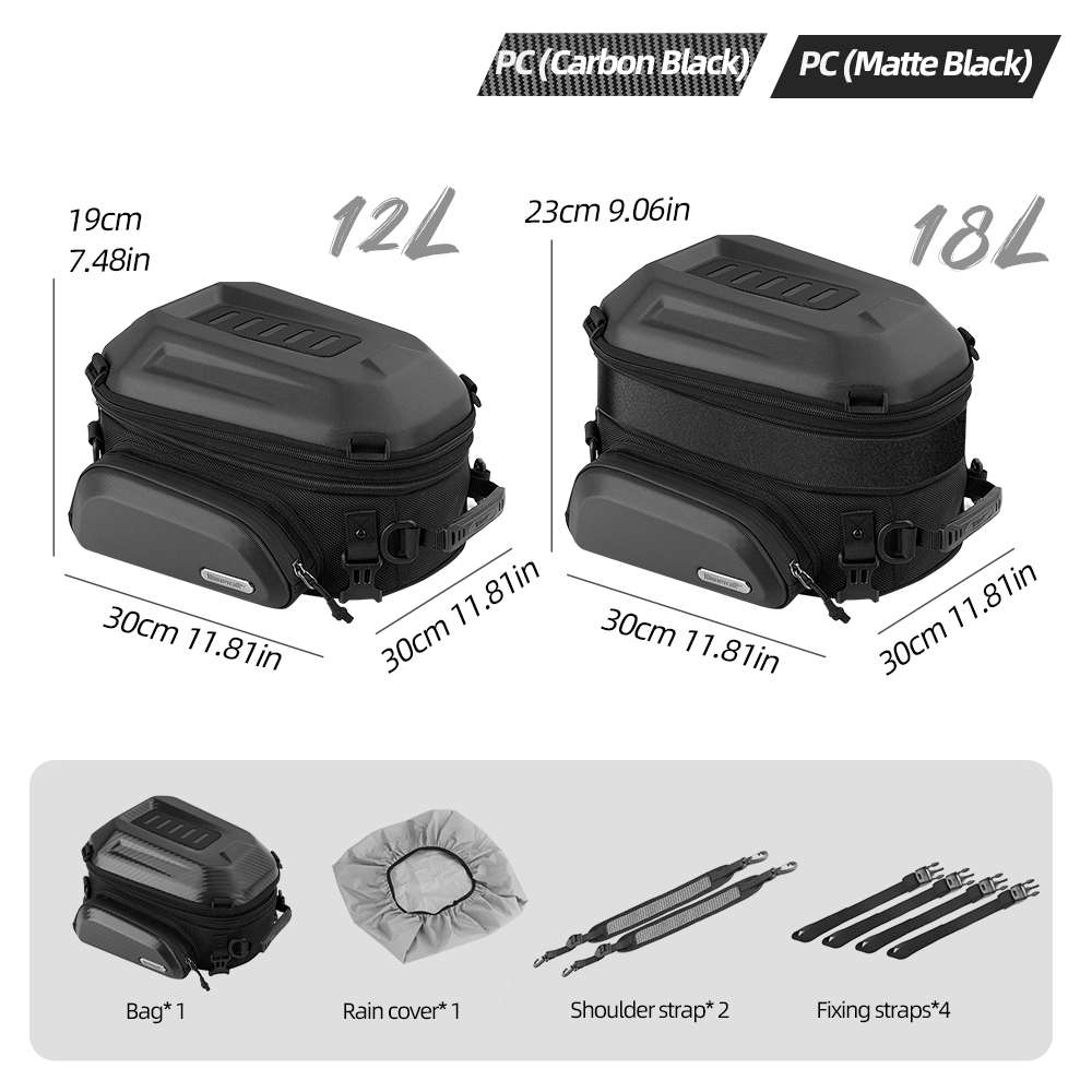 Rhinowalk Motorcycle Tail Bag  – Motorcycle Gear Bag Bewertung und Preis