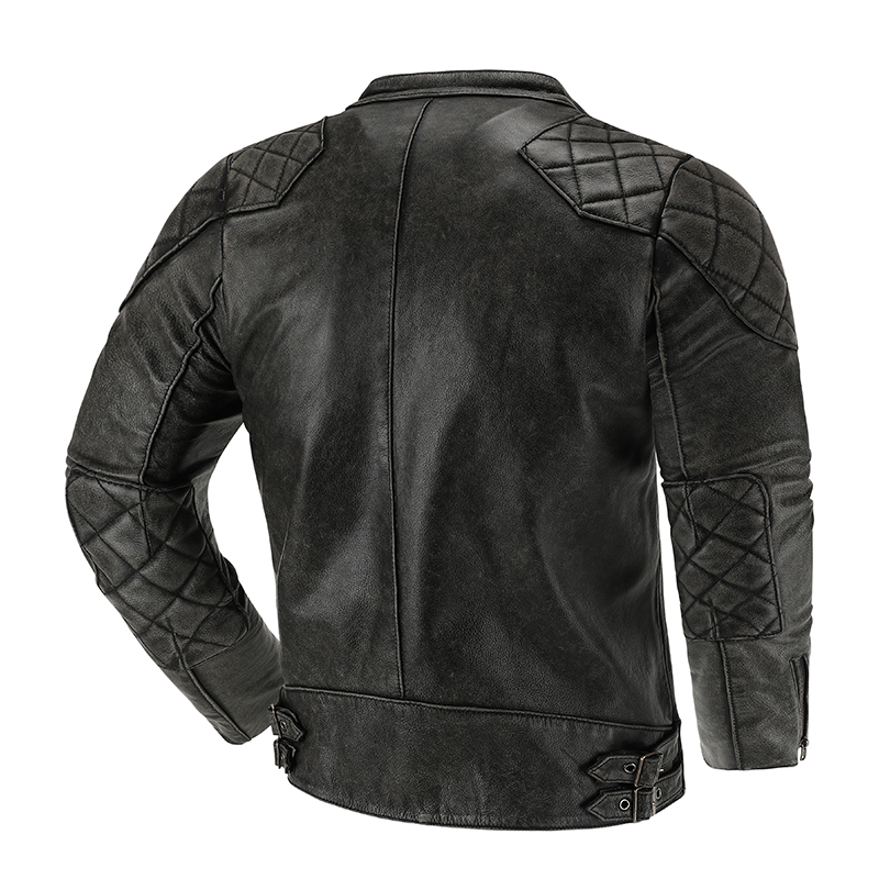 Retro Leather Jacket Motorcycl – Motorcycle Gear For Winter Bewertung und Preis