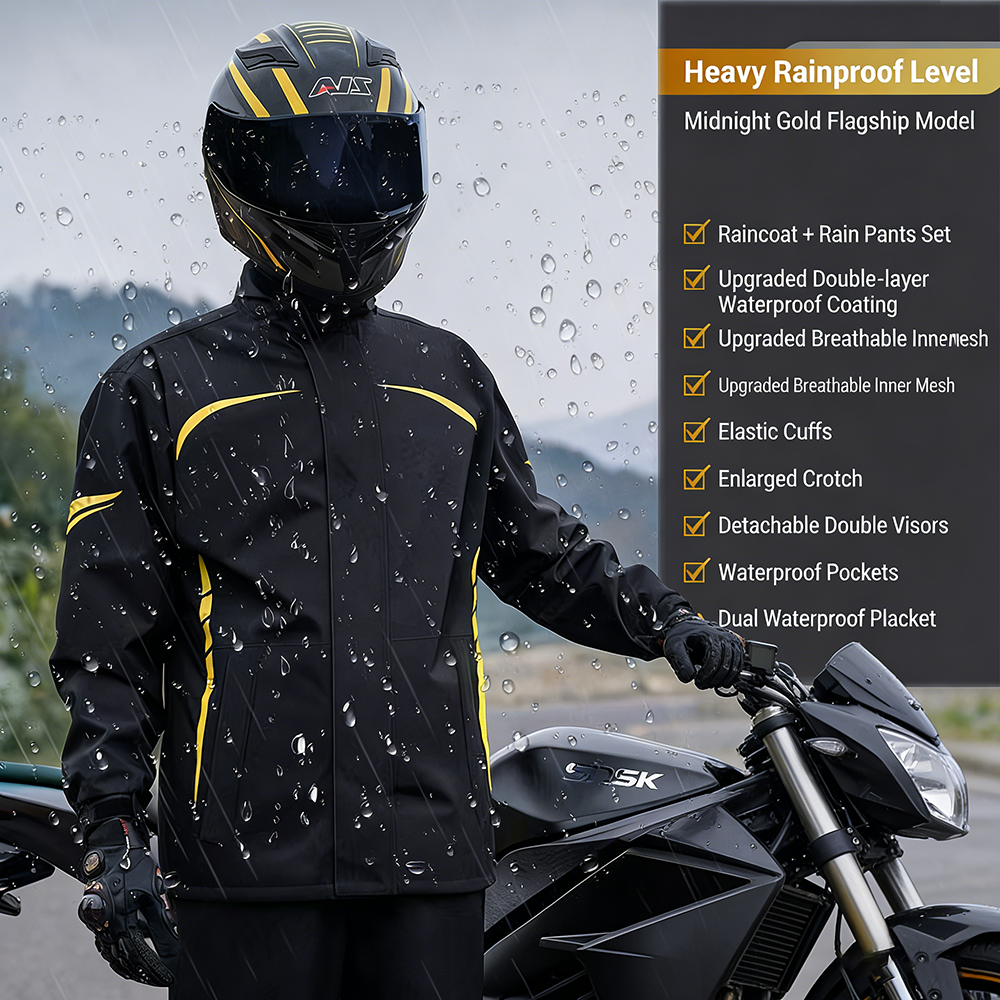Motorcycle Rain Suit Men Women – Motorcycle Wearing Gear Bewertung und Preis