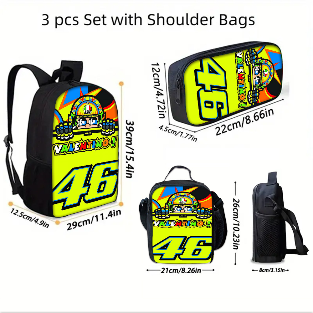 Motorcycle racer #46 Child Sch – Motorcycle Gear Bag Bewertung und Preis