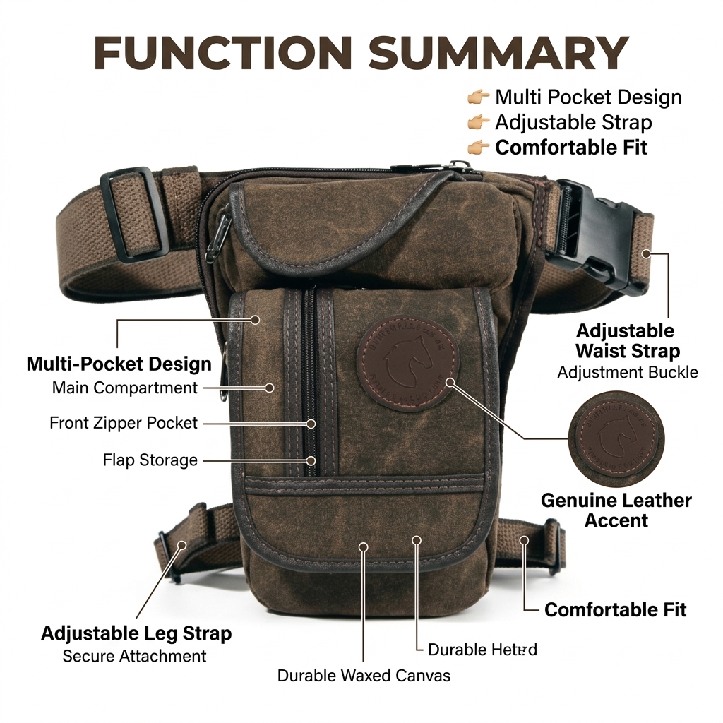 Motorcycle Drop Leg Bag Men Ca – Motorcycle Gear Bag Bewertung und Preis