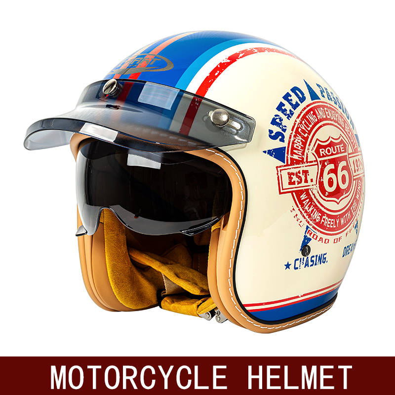 New retro half helmet motorcyc – Motorcycle Gear For Winter Bewertung und Preis