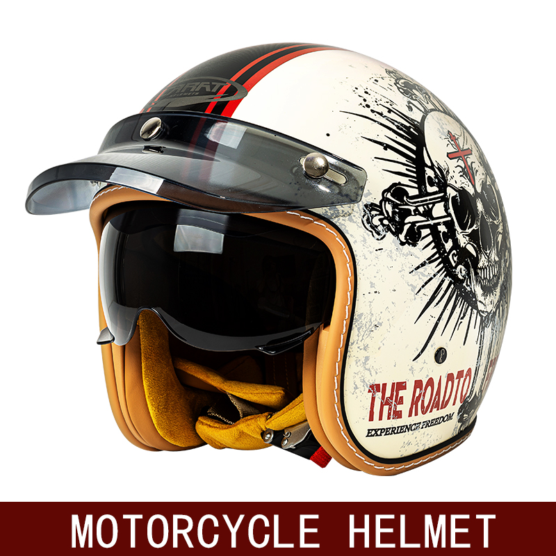 New retro half helmet motorcyc – Motorcycle Gear For Winter Bewertung und Preis