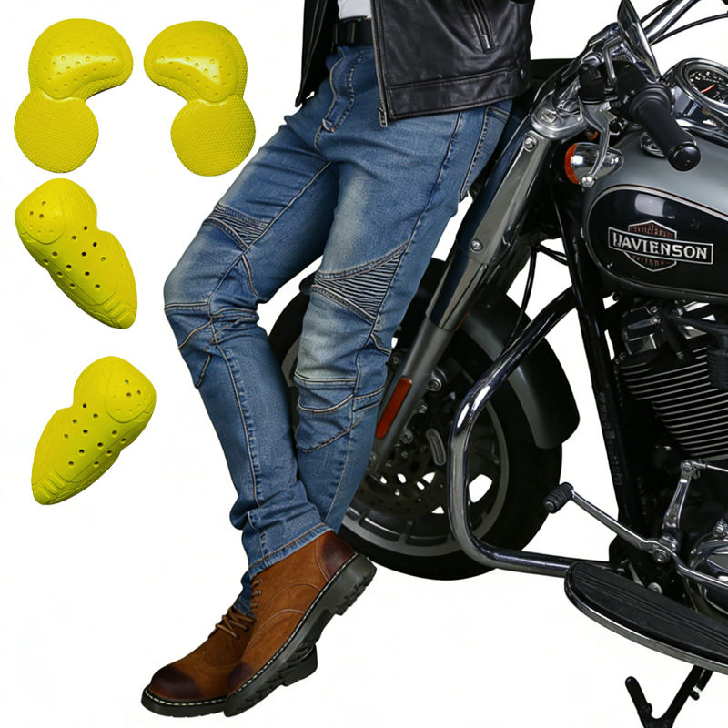 Men's Motorcycle Jeans Blue Di – Motorcycle Wearing Gear Bewertung und Preis